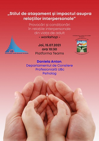 workshop Atașamentul și relațiile