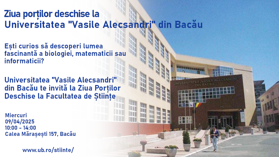 Zilele Portilor Deschise Fac Stiinte