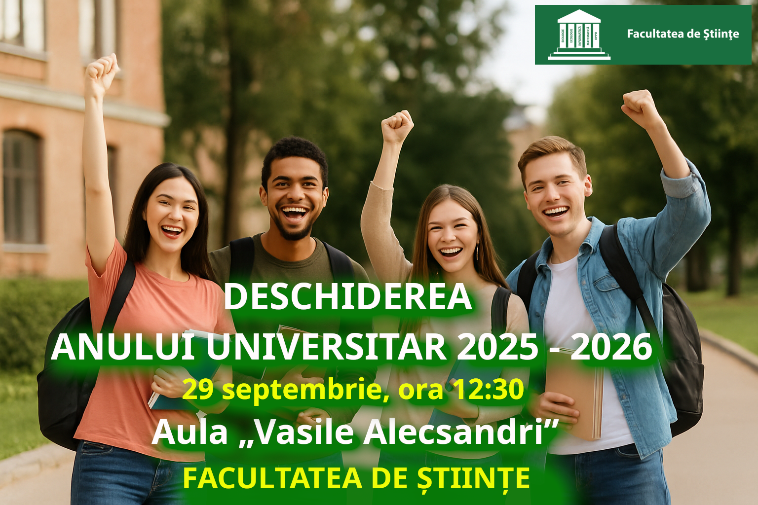 Deschidere an universitar 2025 2026